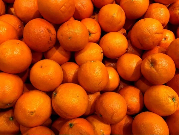 Sinaasappelen Fruit Fragment Uit Een Groente Fruit Winkel — Stockfoto