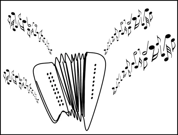 Hudební Nástroje Podobě Volného Jako Hudba Sama Ilustrace Pozadí — Stock fotografie
