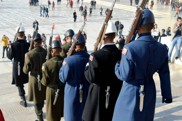 Turkey Change Guard Honor Ankara — Stock Photo, Image