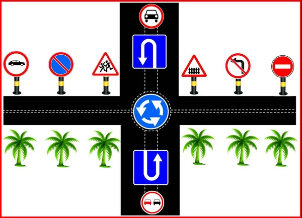 道路交通标志 — 图库照片