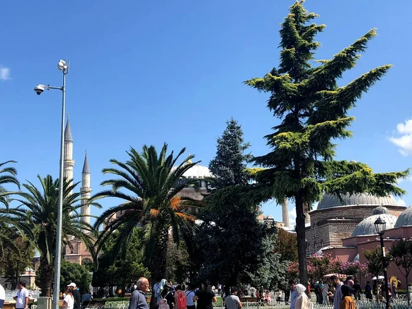 Архитектура Старого Города Аясофья Панорама Стамбула — стоковое фото