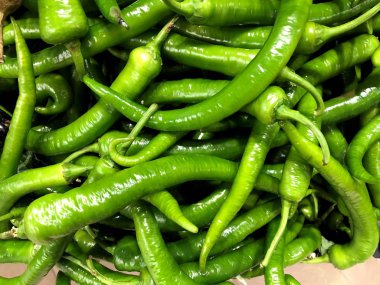 Yeşil biber... Doğal sebze, doğal vitaminler.