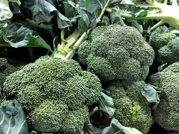 Broccoli.   Natural vegetables, natural vitamins. A living fragment from a fruit and vegetable store