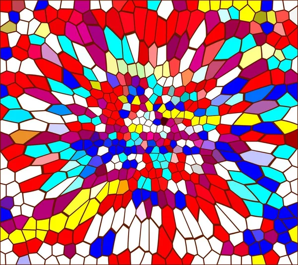 Mosaico Piedras Colores Ilustración Fondo Pintura Muestra Hermoso Mosaico Brillantes — Foto de Stock