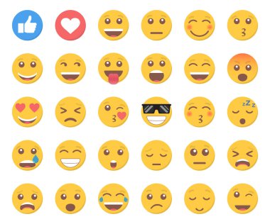 İfade gülümseme ve kutsal kişilerin resmi içinde düz bir tasarım gibi ayarla.