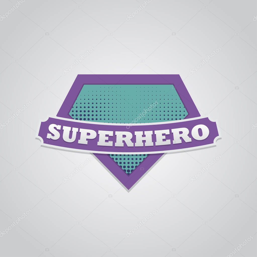 Super hero power full typography, t-shirt graphics. Vector illustration.