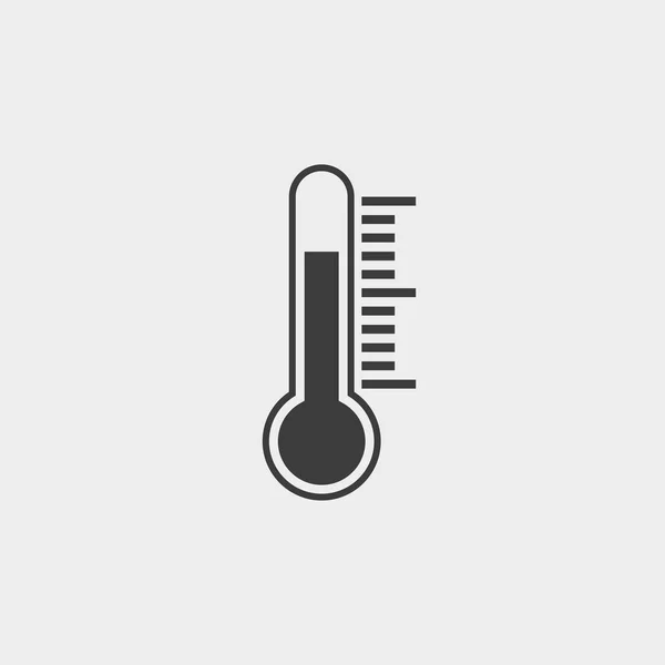 平面设计中的温度图标 向量例证 — 图库矢量图片