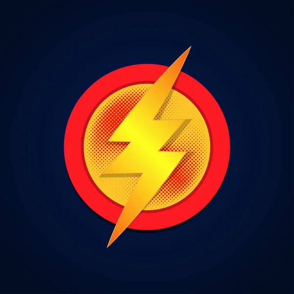 Superhelden Logo Mächtige Typografie Shirt Grafiken Vektorillustration — Stockvektor