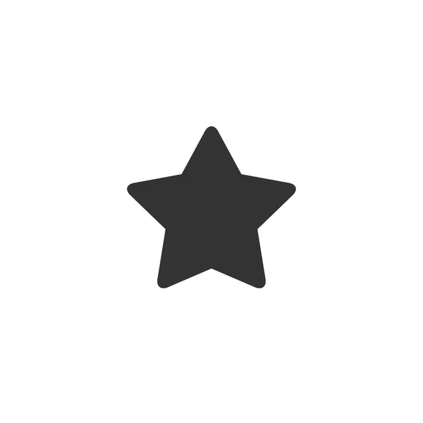 Icono Estrella Diseño Simple Ilustración Vectorial — Vector de stock