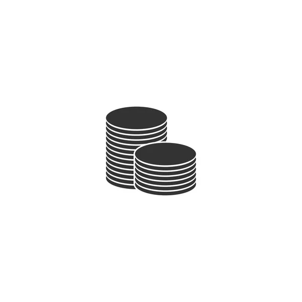 Coin stack icon in simple design. Vector illustration — Stock Vector