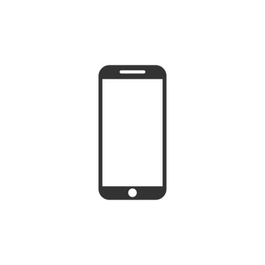 Akıllı telefon simgesi basit tasarım. Vektör çizim