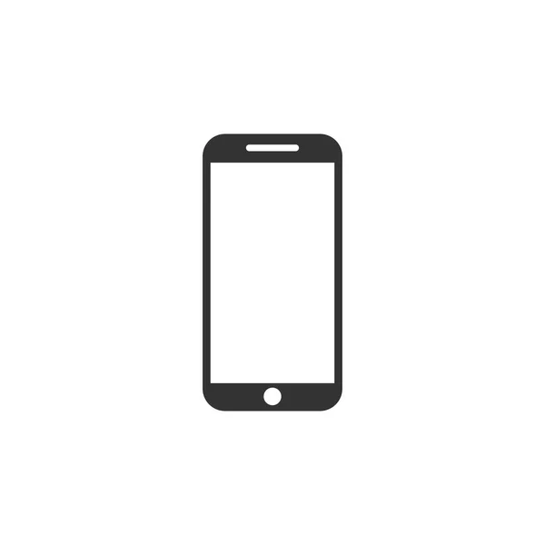 Smartphone-Symbol in schlichtem Design. Vektorillustration — Stockvektor