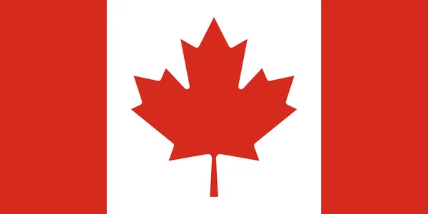 カナダの旗。ベクトルイラスト Eps10 — ストックベクタ