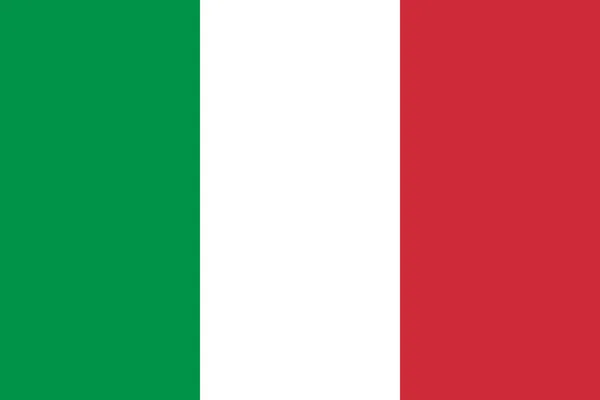 意大利国旗。矢量插图 Eps10 — 图库矢量图片