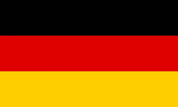 Vlag van Duitsland. Vector illustratie Eps10 — Stockvector