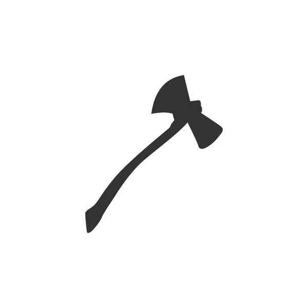 Axt-Symbol in schlichtem Design. Vektorillustration — Stockvektor