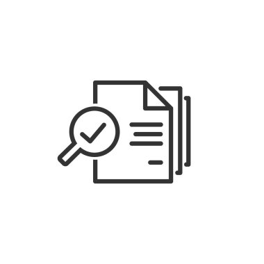 Beyaz arkaplanda basit bir tasarım ile denetim satırı simgesi