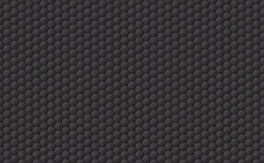 Sport seamless pattern background. Golf ball texture in black. Hexagons background