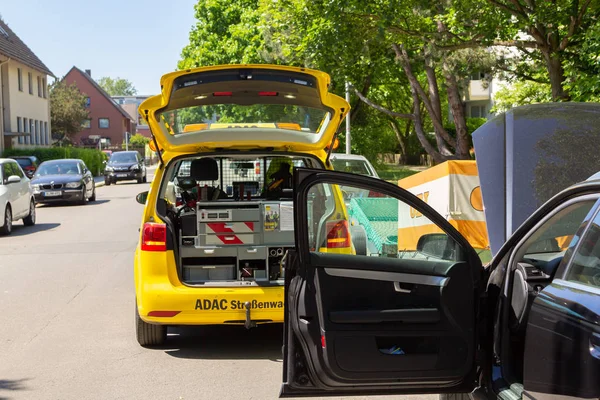 Hannover Deutschland Mai 2018 Dienstwagen Von Adac Deutscher Automobilclub Steht — Stockfoto