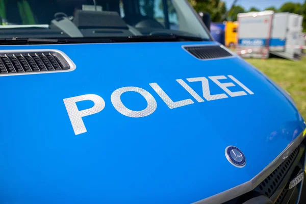 Дельменгорст Германия Мая 2018 Года Немецкая Полицейская Машина Mercedes Benz — стоковое фото