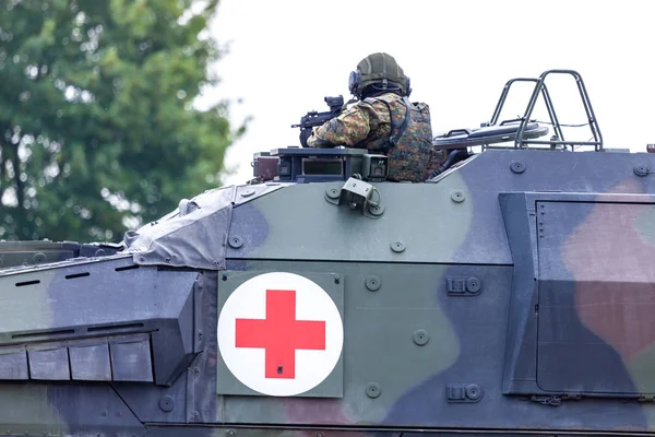 Feldkirchen Germany June 2018 German Armoured Medical Carrier Boxer Bundeswehr — Stock Photo, Image