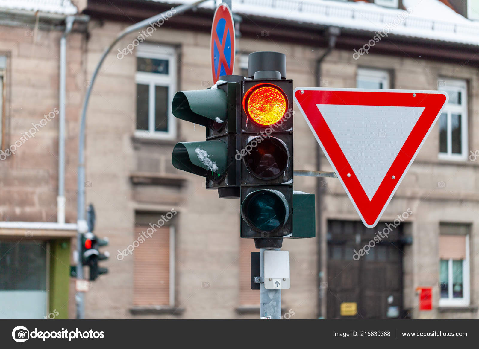 German Traffic Sign Street Nuremberg Germany Stock Photo by  ©huettenhoelscher 215830388