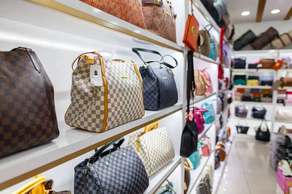 Аланія Туреччина Вересня 2018 Louis Vuitton Сумочки Stans Магазині Аланії — стокове фото