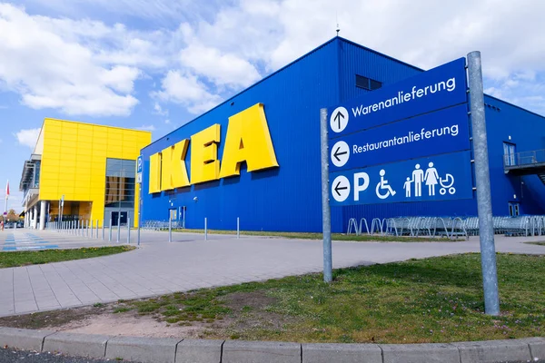 Нуремберг Германия Апреля 2019 Года Филиал Икеа Складе Нюрнберге Ikea — стоковое фото