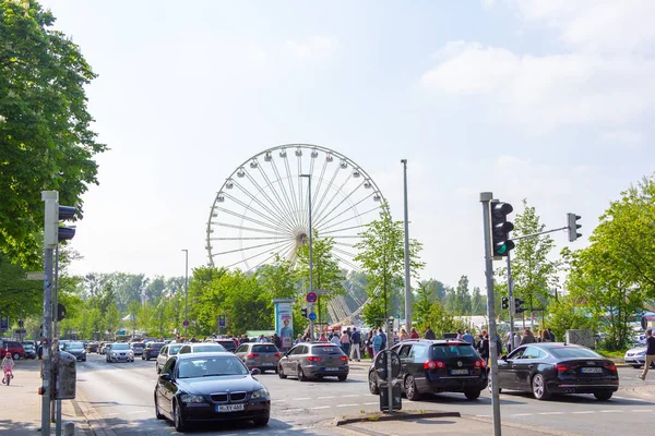 Hannover Alemania Mayo 2019 Una Noria Para Festival Primavera Hannover — Foto de Stock