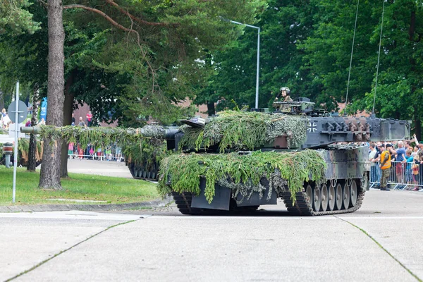 Augustdorf Germania Giugno 2019 Carro Armato Principale Tedesco Leopard 2A6 — Foto Stock