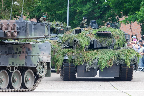 Agosto Alemanha Junho 2019 Principal Tanque Batalha Alemão Leopard 2A6 — Fotografia de Stock