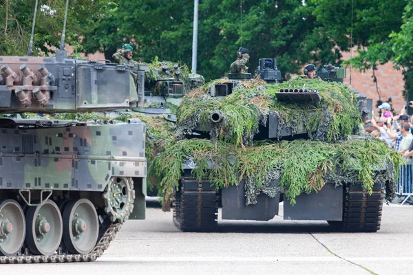 Augustdorf Allemagne Juin 2019 Char Combat Principal Allemand Leopard 2A6 — Photo