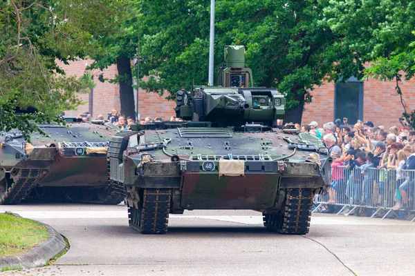 Agosto Alemanha Junho 2019 Infantaria Alemã Combate Veículo Puma Dirige — Fotografia de Stock