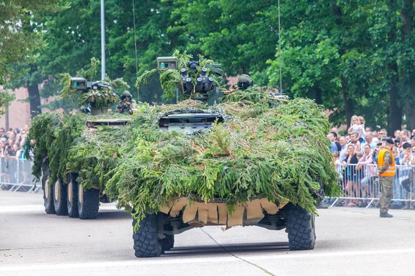 Augustdorf Germania Giugno 2019 Veicolo Corazzato Tedesco Gtk Boxer Guida — Foto Stock