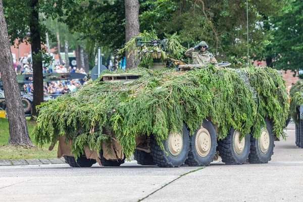 Augustdorf Germania Giugno 2019 Veicolo Corazzato Tedesco Gtk Boxer Guida — Foto Stock