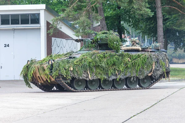 Augustdorf Germania Giugno 2019 Veicolo Combattimento Fanteria Tedesco Marder Guida — Foto Stock