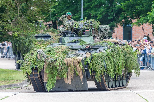 Augustdorf Deutschland Juni 2019 Infanterie Kampfpanzer Marder Fährt Auf Taktik — Stockfoto