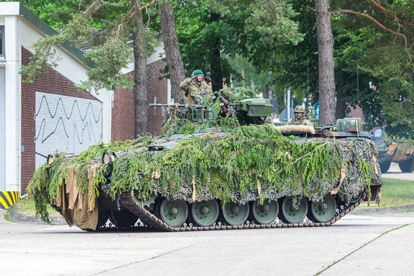 Augustdorf Deutschland Juni 2019 Infanterie Kampfpanzer Marder Fährt Auf Taktik — Stockfoto