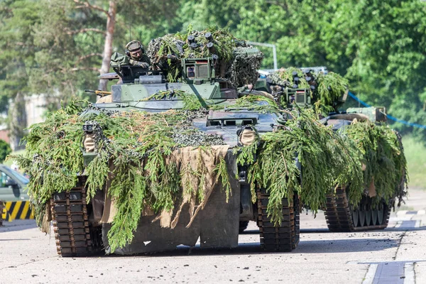 Augustdorf Germania Giugno 2019 Veicolo Combattimento Fanteria Tedesco Marder Guida — Foto Stock