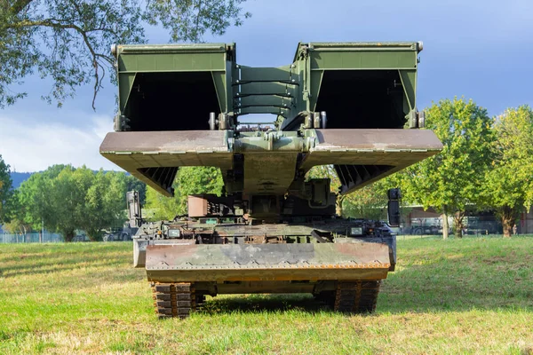 Veículo Blindado Lançado Ponte Exército Alemão — Fotografia de Stock