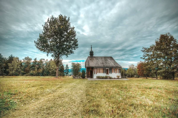 Beierse Kapel Staat Voor Een Prachtige Achtergrond — Stockfoto