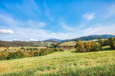 Bavyera manzarasının güzel yüksek dinamik aralık resmi