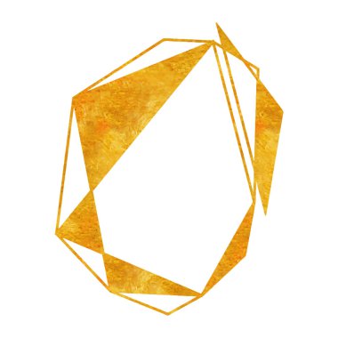 Düğün davetiyesi, lüks templates, dekoratif desen için altın geometrik poligonal art deco tarzında. Modern soyut öğe