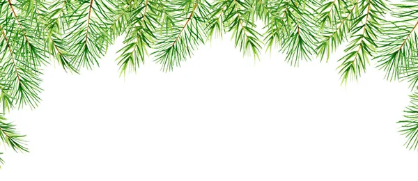 メリー クリスマス花冬の要素と水彩画フレーム。ニューイヤー カード、ポスター. — ストック写真