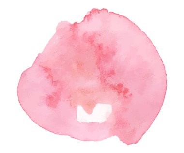 Beyaz arka plan üzerinde soyut suluboya şekiller. El sıçramasına renk vektör resim çizilmiş