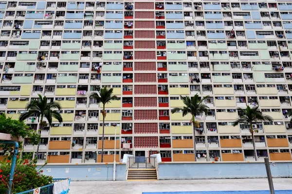 Old Public Populated Housing Estates Hong Kong — Stock Photo, Image