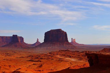 Monument Valley Utah ABD rock butte
