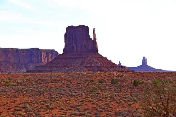 Butte Rock Monument Valley Stanie Utah Stany Zjednoczone Ameryki — Zdjęcie stockowe