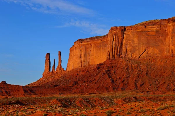 Rock Butte Monument Valley Utahu Usa — Stock fotografie