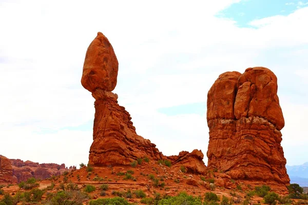 Balanced Rock Arches National Park Utah — Foto de Stock